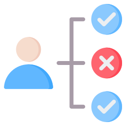 Decision making icon