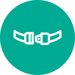 Safety belt icon