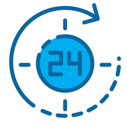 24 hours delivery icon