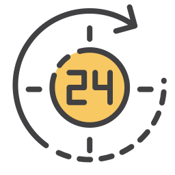 24 stunden lieferung icon