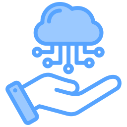 cloud service Ícone