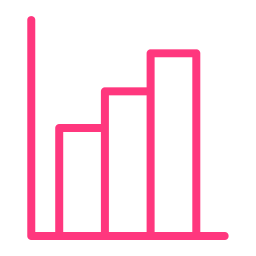 gráfico de barras Ícone