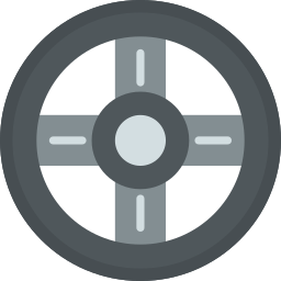 Steering wheel icon