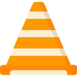 Traffic cone icon