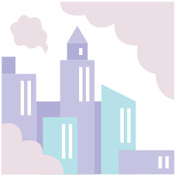 Air pollution icon