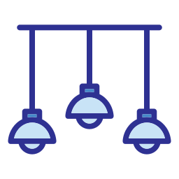 Lamp decor icon