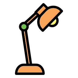 Desk lamp icon