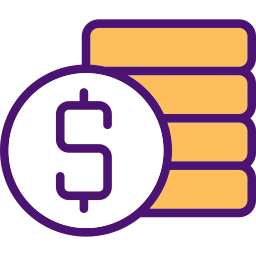 Stack of coins icon