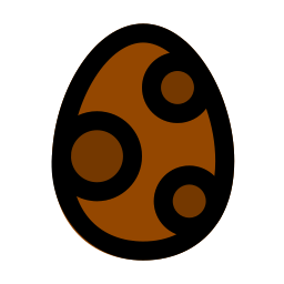 huevo de dinosaurio icono