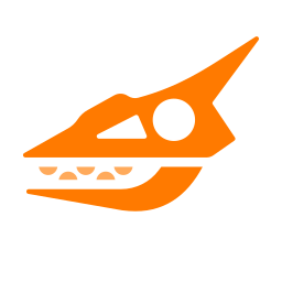 Dinosaur skull icon