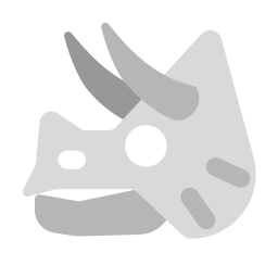 cráneo de dinosaurio icono