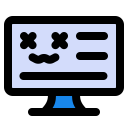 Blue screen icon