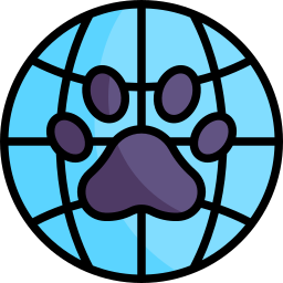 World animal day icon