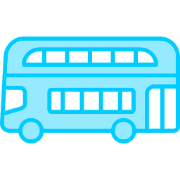 Double decker bus icon