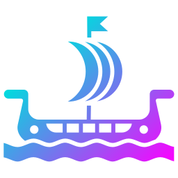 vikingschip icoon