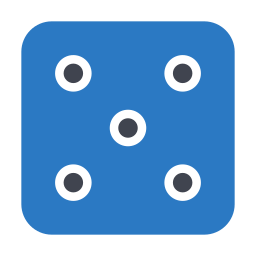 Dice cube icon