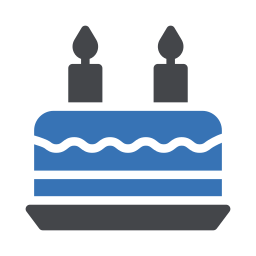 Birthday cake icon