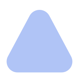 Triangle shape icon