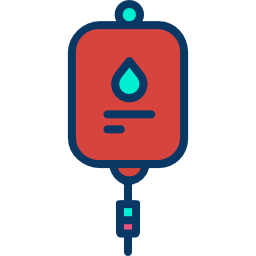 Blood transfusion icon