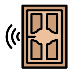 puerta inteligente icono