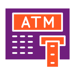 Atm machine icon