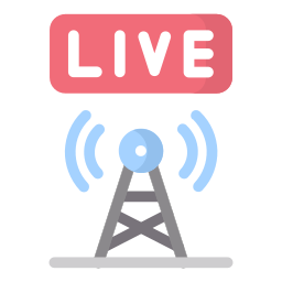 live uitzending icoon