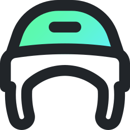 Hockey helmet icon