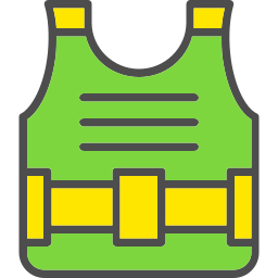 Bullet proof vest icon