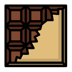 tabliczka czekolady ikona