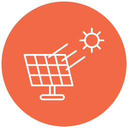 Solar panel icon