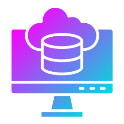 baza danych w chmurze ikona