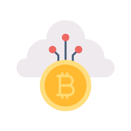 cloud mining icon