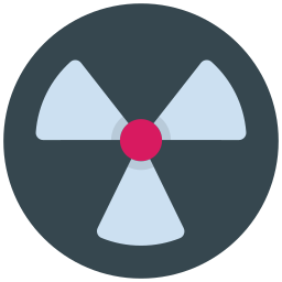 방사선 기호 icon