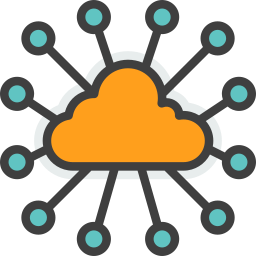 computación en la nube icono