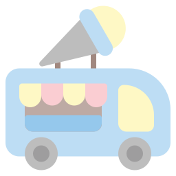 Автомобиль-мороженое иконка