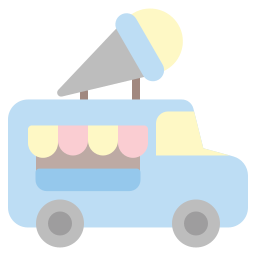 camion de crème glacée Icône
