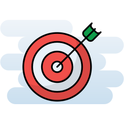 Archery board icon