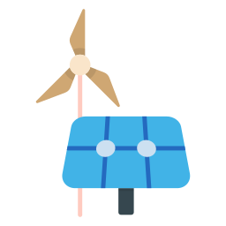 energía solar icono