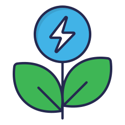 energía verde icono