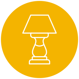 Table lamp icon