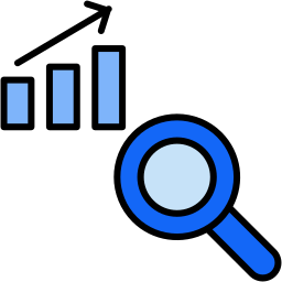 análisis de los datos icono