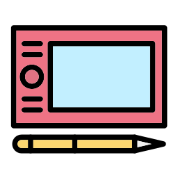 Graphic tablet icon