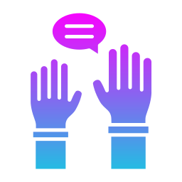 Raise hand icon