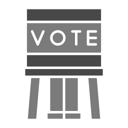 Voting booth icon