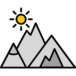 montaña icono