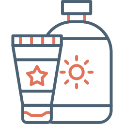 protezione solare icona