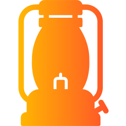 lámpara de gas icono