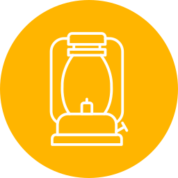 Gas lamp icon