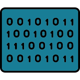 código binário Ícone