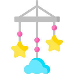 Crib toy icon